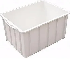Caixa organizadora 130 Litros - Sem Tampa – BRANCA