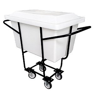 Carro Cuba 180 Litros Com Estrutura Completo Branco