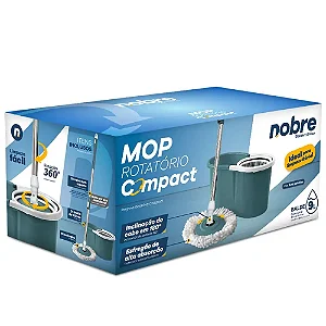 Conjunto mop rotatorio compact – Azul Petroleo  Nobre