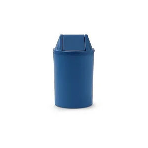 Cesto de Lixo 15L com Tampa Basculante Azul