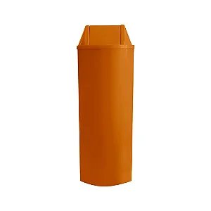 Cesto de Lixo 23L com Tampa Basculante Laranja