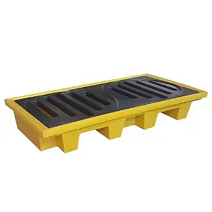 Pallet de Contenção Para 2 Tambores 75 Litros