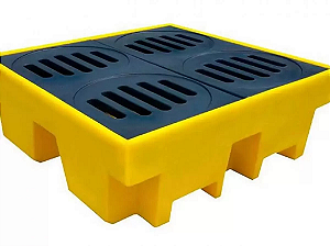 Pallet de Conteção IBC 420 Litros 4 Tambores