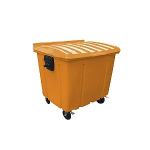 Contentor Plástico 500 Litros Marrom
