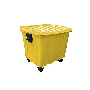 Contentor Plástico 500 Litros Amarelo