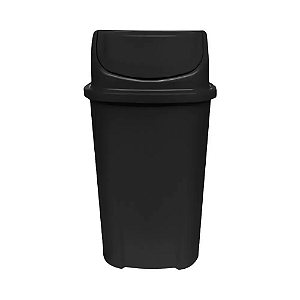 Lixeira Basculante 60 Litros Injetada Preta