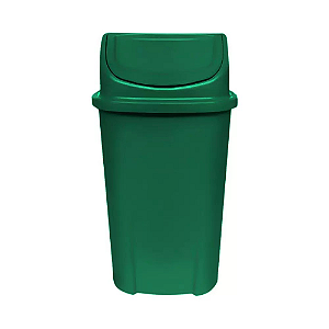 Lixeira Basculante Injetada 60 Litros Verde
