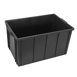 Caixa Organizadora 180 litros - Sem Tampa - Preta