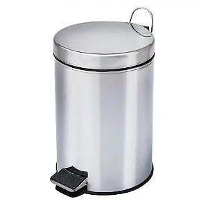 Lixeira em Aço Inox com Pedal 30 Litros