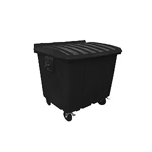 Contentor Plástico 700 Litros Preto