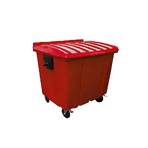 Contentor Plástico 700 Litros Vermelho