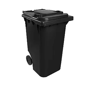 Carro Coletor 240 Litros Preto