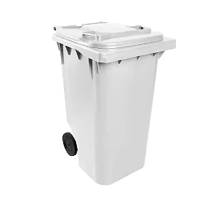 Carro Coletor 240 Litros Branco
