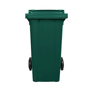 Contêiner de Lixo ou Lixeira Com Rodas 120 Litros Verde