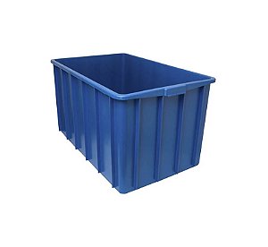 Caixa Organizadora 180 litros Sem Tampa Azul