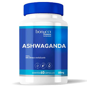 Ashwagandha 500mg Ginseng Indiano 60 Cápsulas