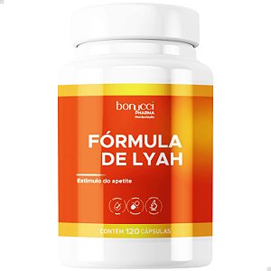 Fórmula de Lyah 120 Cápsulas Ganho de Peso De Forma Saudável Aumento de Apetite Suporte Enérgico