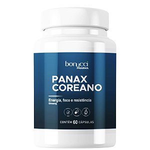 Panax coreano 300 mg 60 cápsulas