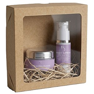 KIT B-PELLE  ANTI-AGING OLHOS + NANO C SUPREMA CREME FACIAL DIURNO