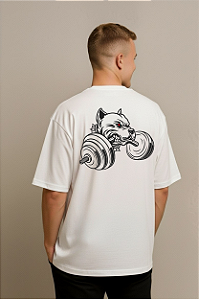 CAMISETA OVERSIZED DOG STRENGTH