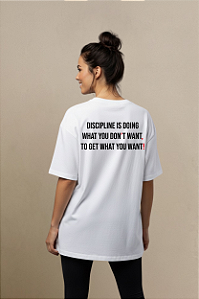 CAMISETA OVERSIZED DISCIPLINE