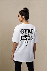 CAMISETA OVERSIZED GYM AND JESUS