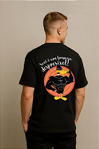 CAMISETA OVERSIZED VOCÊ É UM FRANGO *COSTAS*