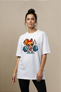 CAMISETA OVERSIZED FLORZINHA GYM