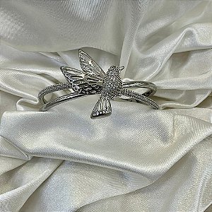 BRACELETE BEIJA FLOR ZIRCÔNIA