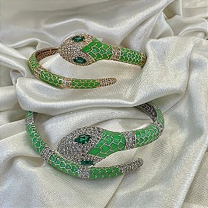 BRACELETE COBRA COLOR VERDE