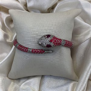 BRACELETE COBRA COLOR ROSA