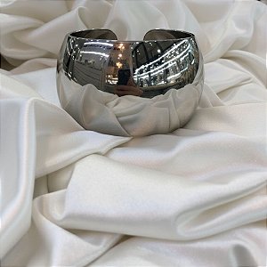 BRACELETE GORDO LISO PRATA