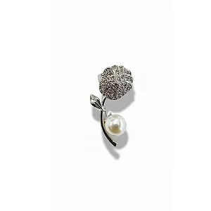 BROCHE BOTÃO PEROLA MZ