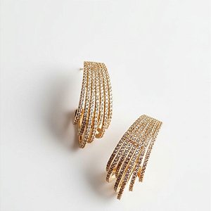 BRINCO MEIA ARGOLA 7 VOLTAS