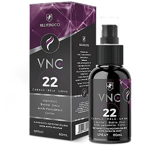 VNC 22 Vitamina C • Biotina • Zinco • Ácido Pantotênico • Cromo
