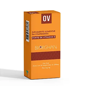 OV COBRE E VITAMINA E 30 COMPRIMIDOS
