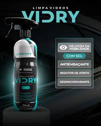 Vidry - Limpa Vidros 750 mL Com redutor de atrito