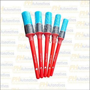 Kit 5 Pincéis Automotivos Uso Externo