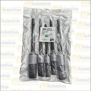Kit 5 Pincéis Automotivos Uso Externo