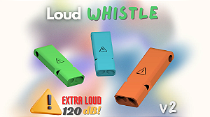 Chaveiro Apito Alto - Apito para brincar - 120 dB