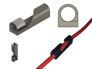 Kit 40 pçs de Abraçadeira de Cabo 5mm