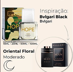 HOPE - Perfume Inspirado em Bvlgari Black