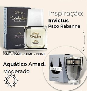 AMOR VERDADEIRO - Perfume Inspirado no Invictus de Paco Rabanne