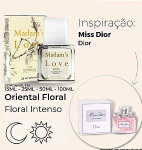 MADAM´S LOVE - Eau de Parfum Inspirado em Miss Dior