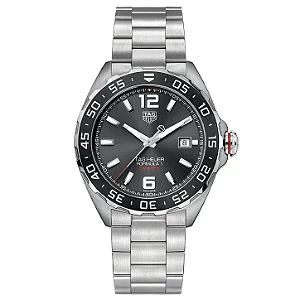 TAG Heuer F1 Calibre 5 Efeito Raio de Sol Escovado 43mm