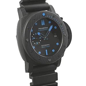 Panerai Firenze Automático Carbotech Aço com Borracha 42mm ETA