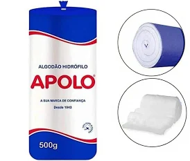 ALGODÃO ROLO APOLO 500G