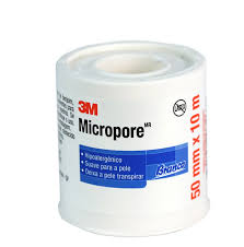 FITA MICROPOROSA 50MM X 10M (3M/SOLVE