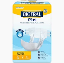 FRALDA  BIGFRAL ADULTO PLUS G C/7