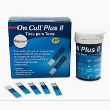 TIRAS DE GLICOSE ON CALL PLUS II 50UN